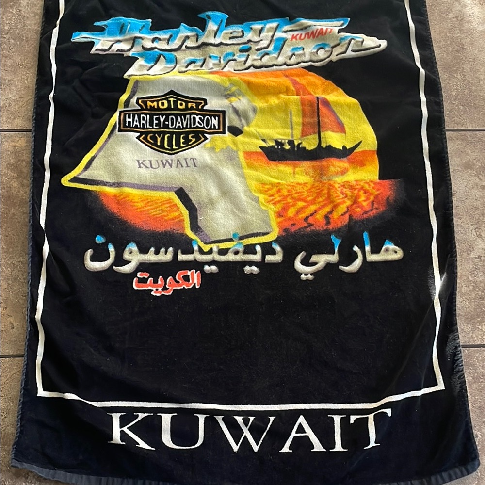 Harley-Davidson Kuwait Beach Towel